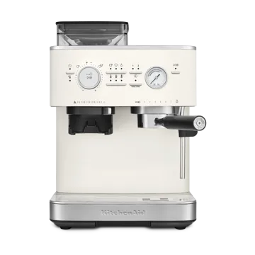 KitchenAid halvautomatisk espressomaskine med kværn - Porcelain white - KitchenAid