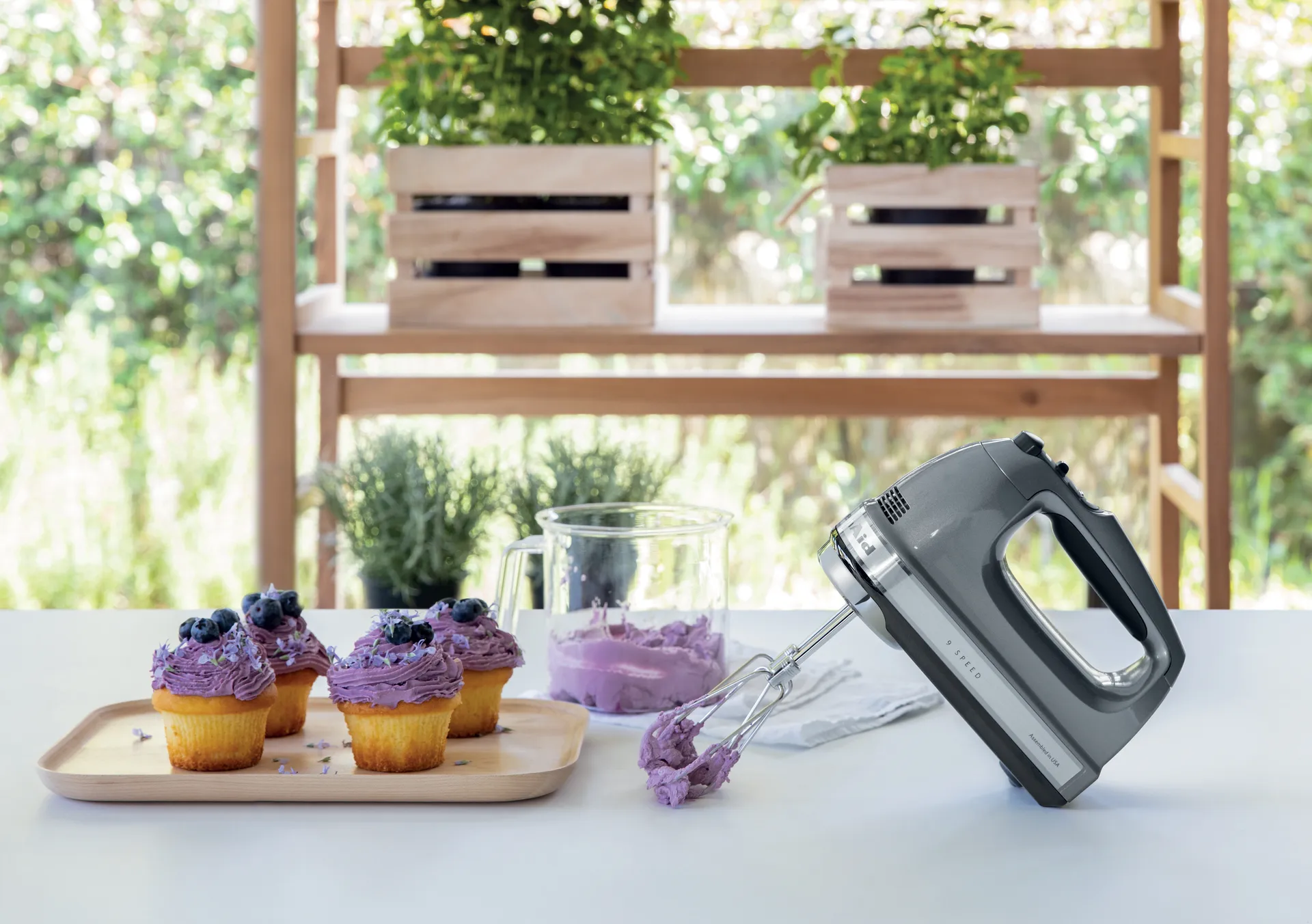 KitchenAid håndmixer med 9 hastigheder 85W, Contour silver KitchenAid