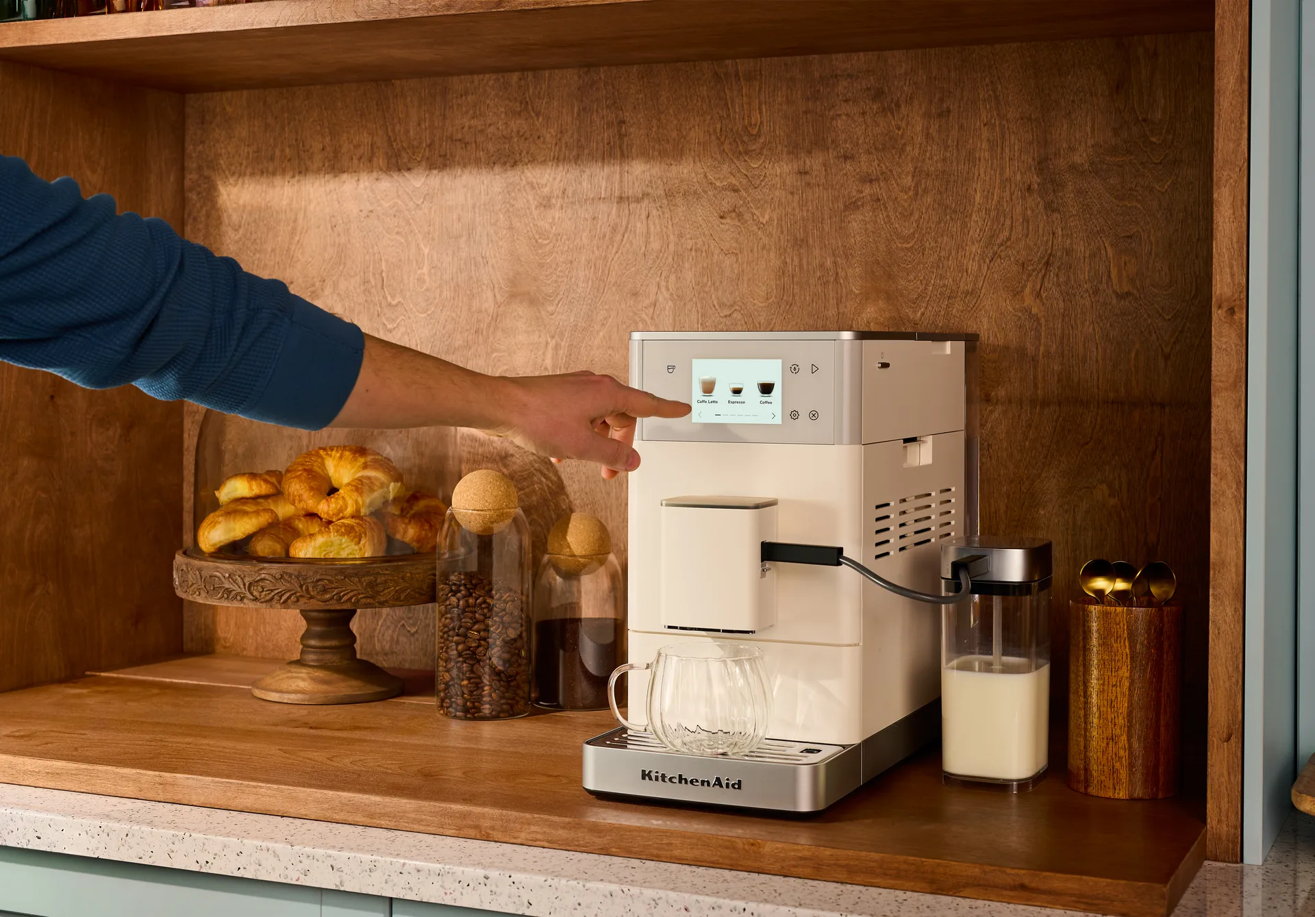 KitchenAid KF4 automatisk espressomaskine, Porcelain white KitchenAid