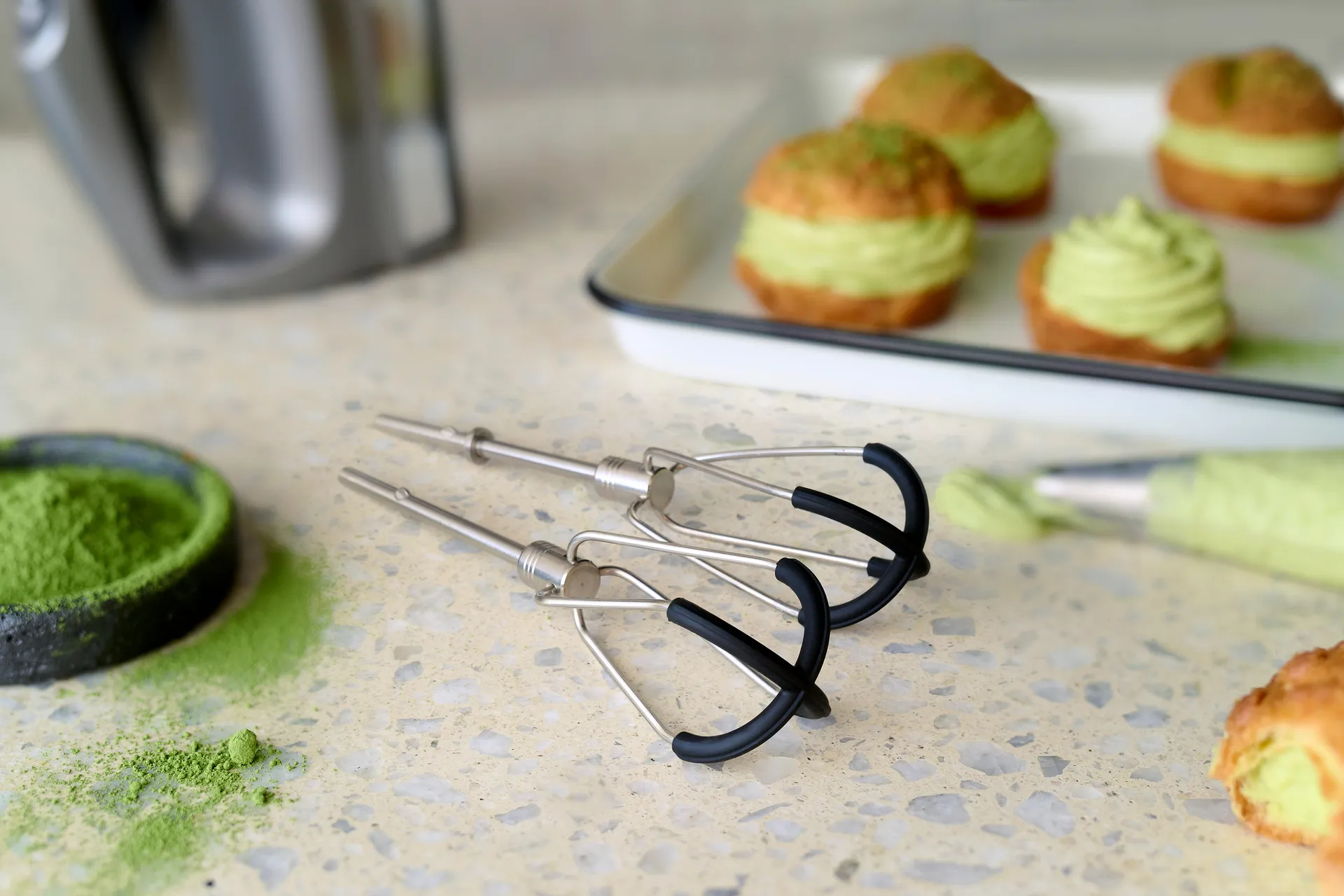 KitchenAid piskeris med silikonekant, Stainless steel KitchenAid