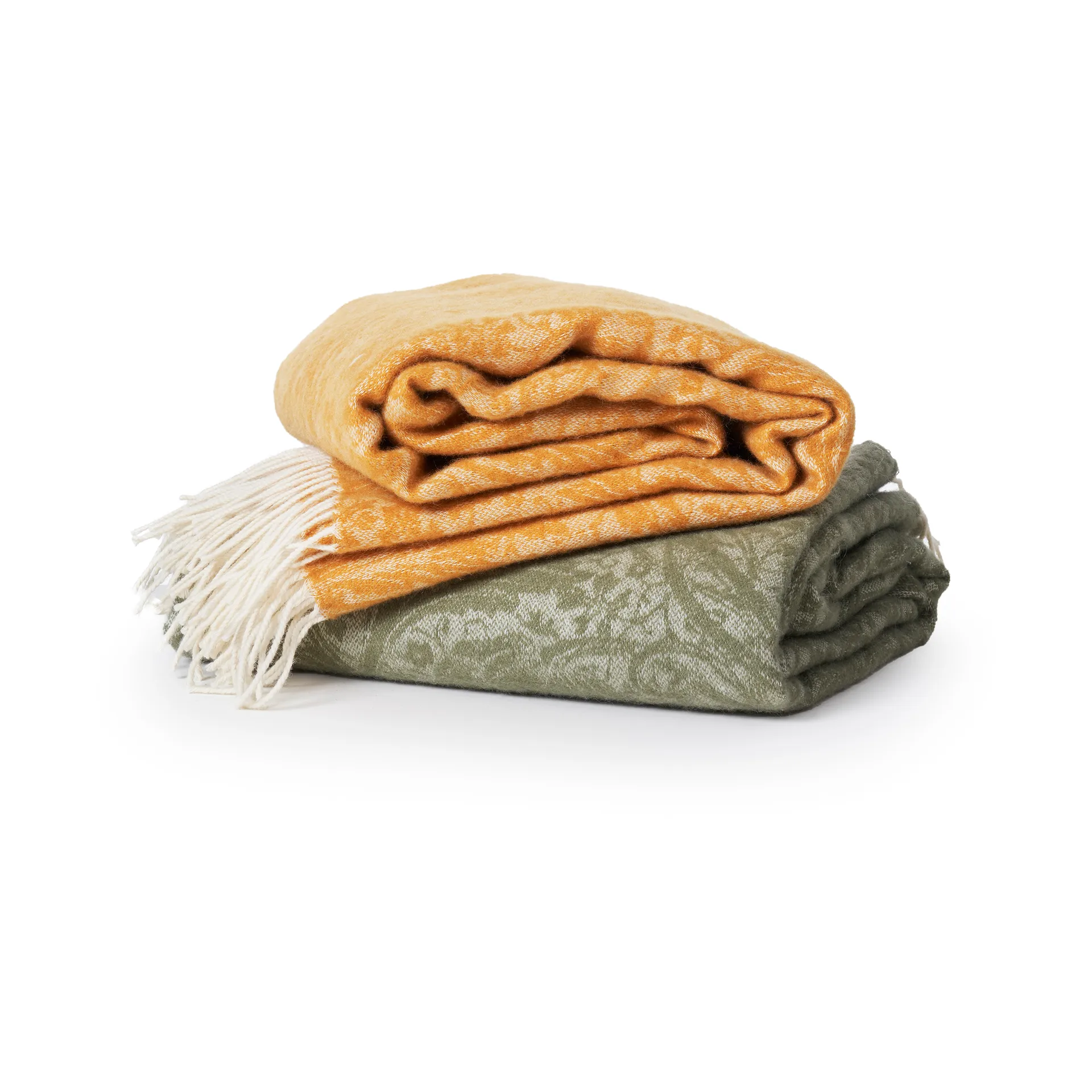 Arcadia plaid 130x180 cm, Oliven Klippan Yllefabrik