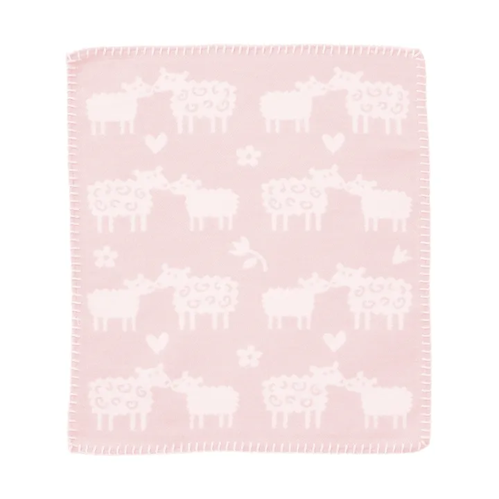 Bää sutteklud - Soft pink, 34x40 cm - Klippan Yllefabrik