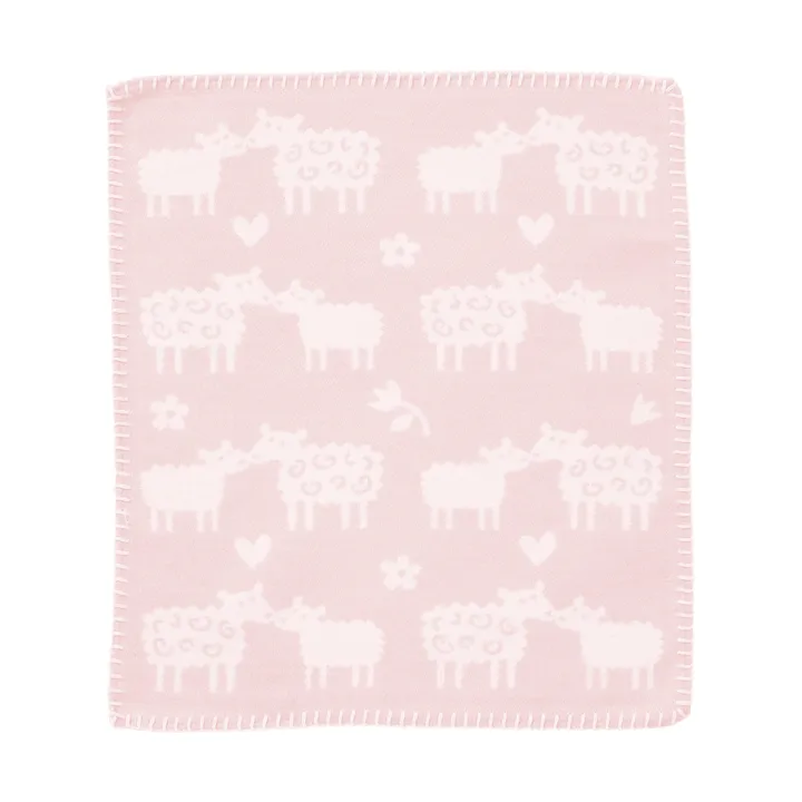 Bää sutteklud - Soft pink, 34x40 cm - Klippan Yllefabrik