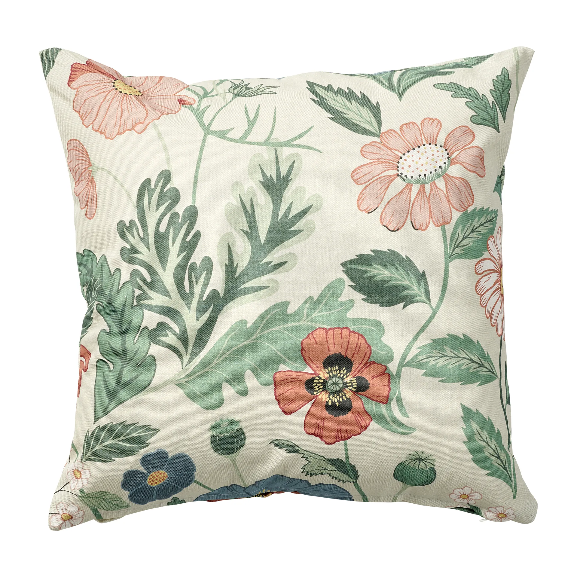 Bloom pudebetræk 45x45 cm, Creme Klippan Yllefabrik