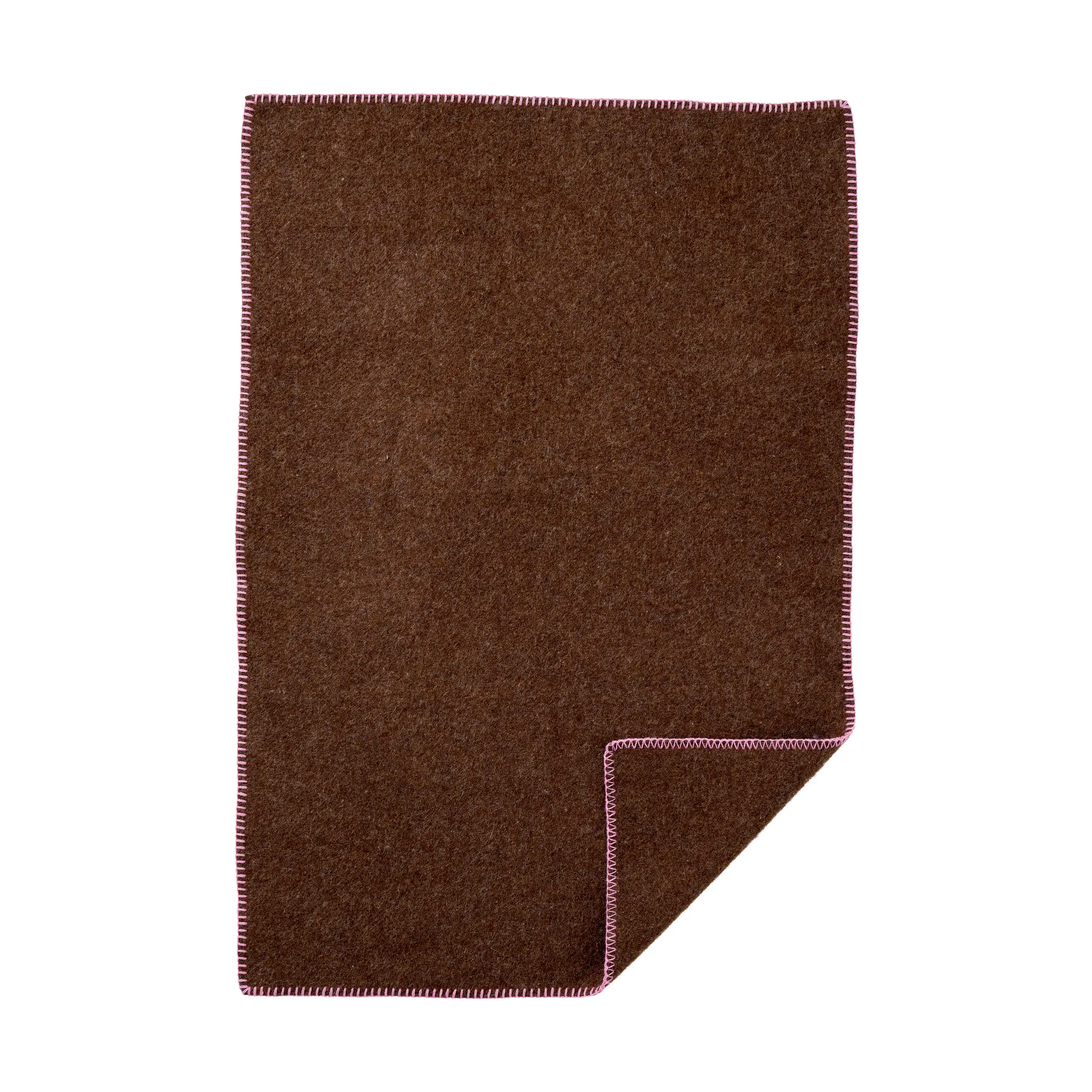Cozy børnetæppe, Walnut-pink, 65x90 cm Klippan Yllefabrik
