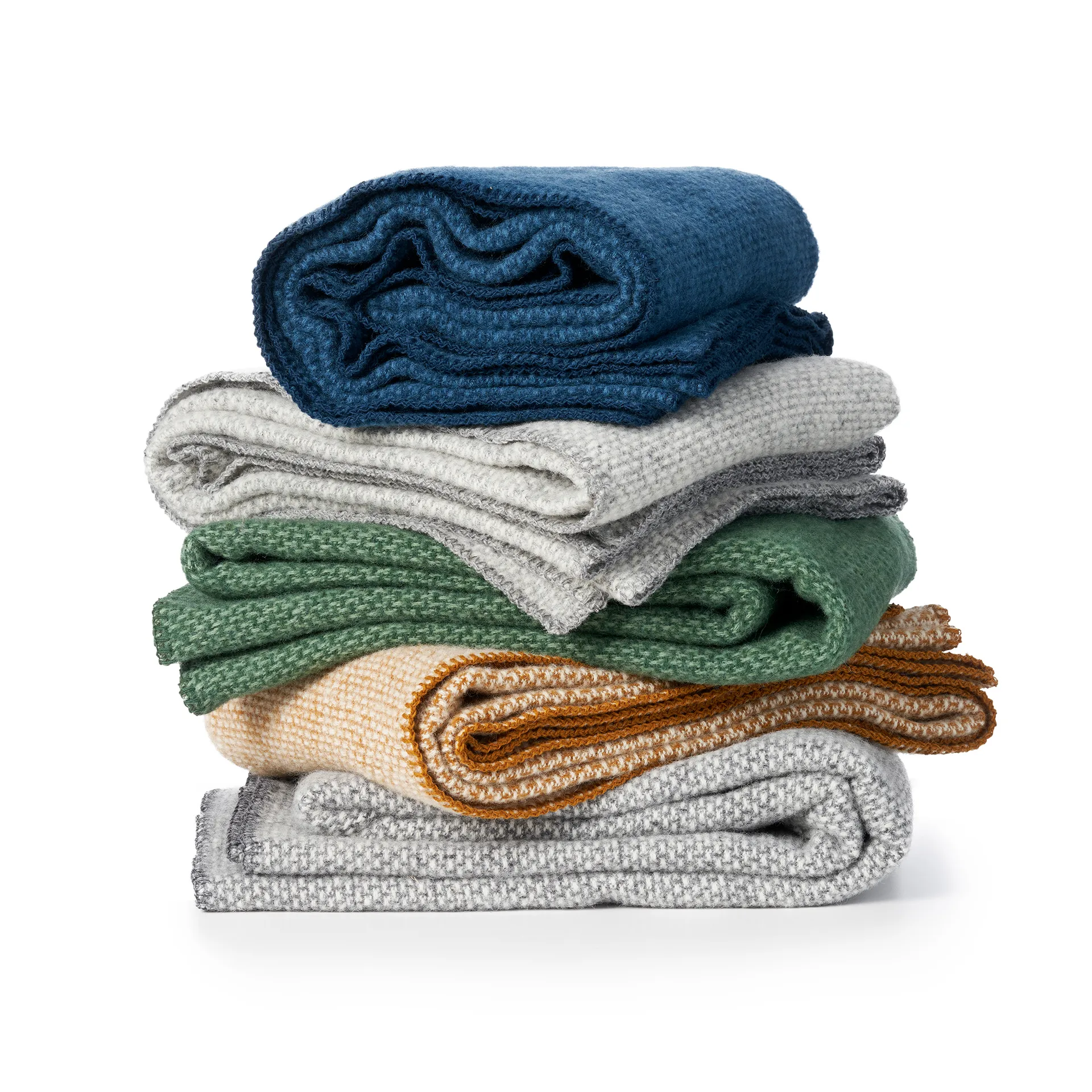 Domino uldplaid, Crème caramel Klippan Yllefabrik