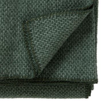 Domino uldplaid - grøn - Klippan Yllefabrik