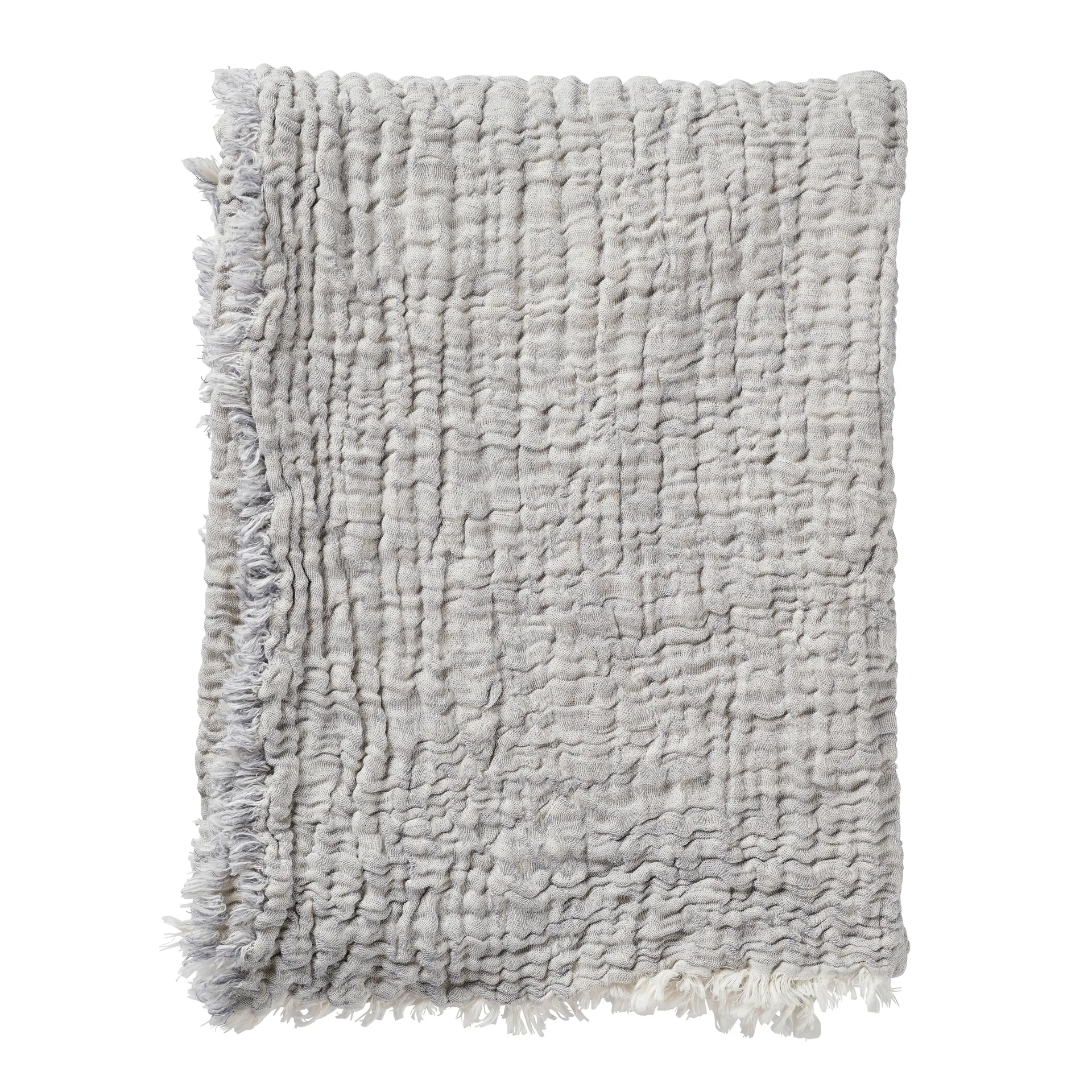 Duo tæppe, Grå Klippan Yllefabrik