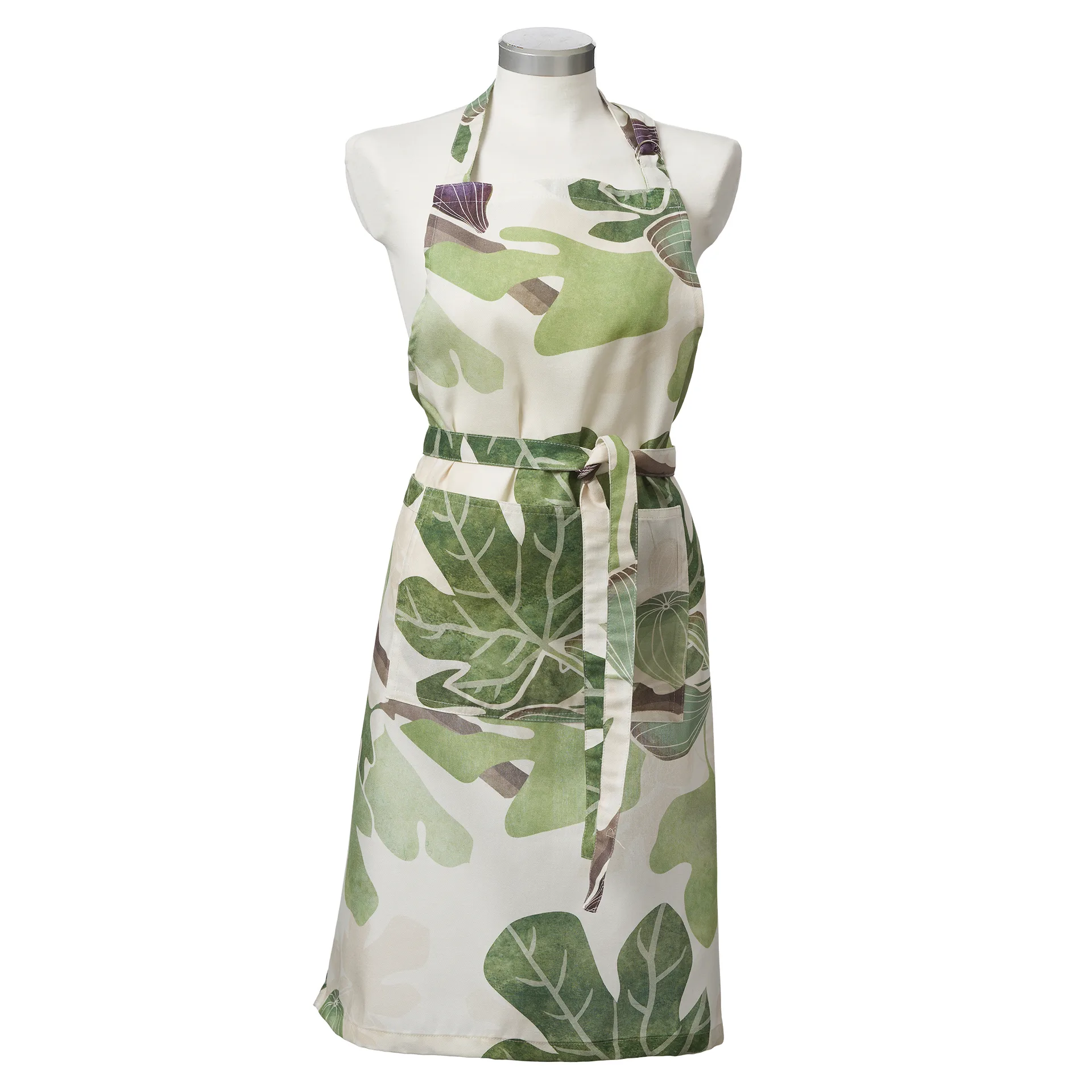 Figs forklæde, Grøn/Hvid Klippan Yllefabrik