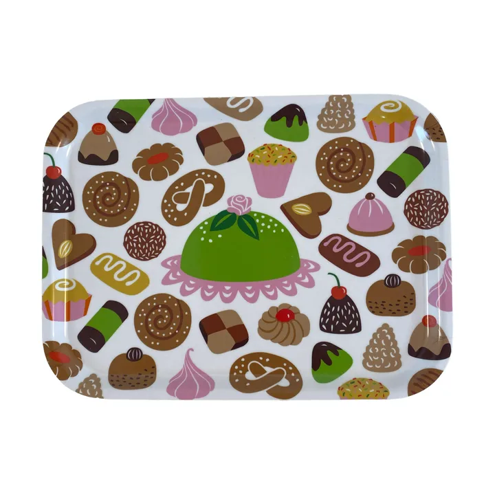 Fika serveringsbakke - 20×27 cm - Klippan Yllefabrik
