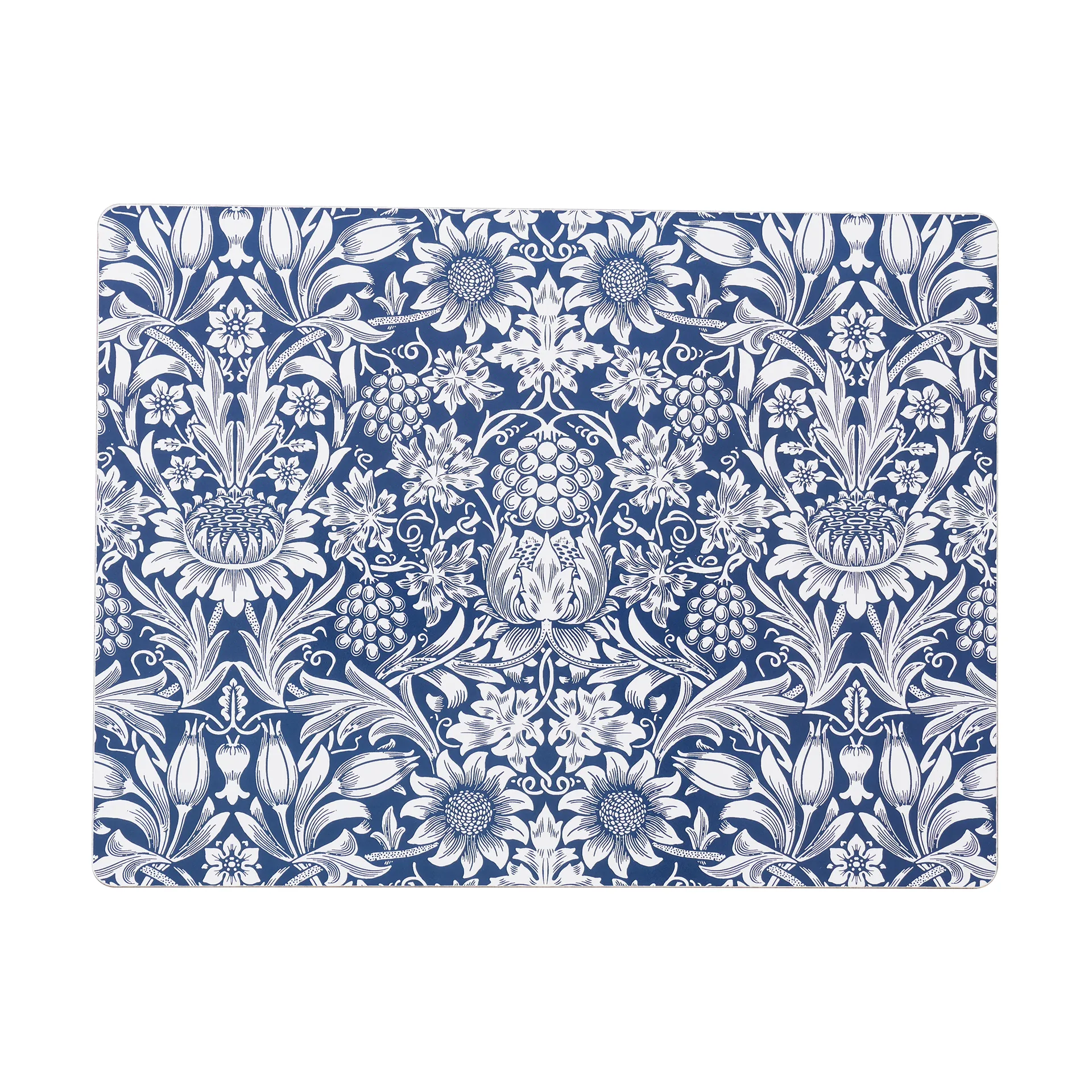 Flower dækkeserviet 30x40 cm, Dark denim Klippan Yllefabrik