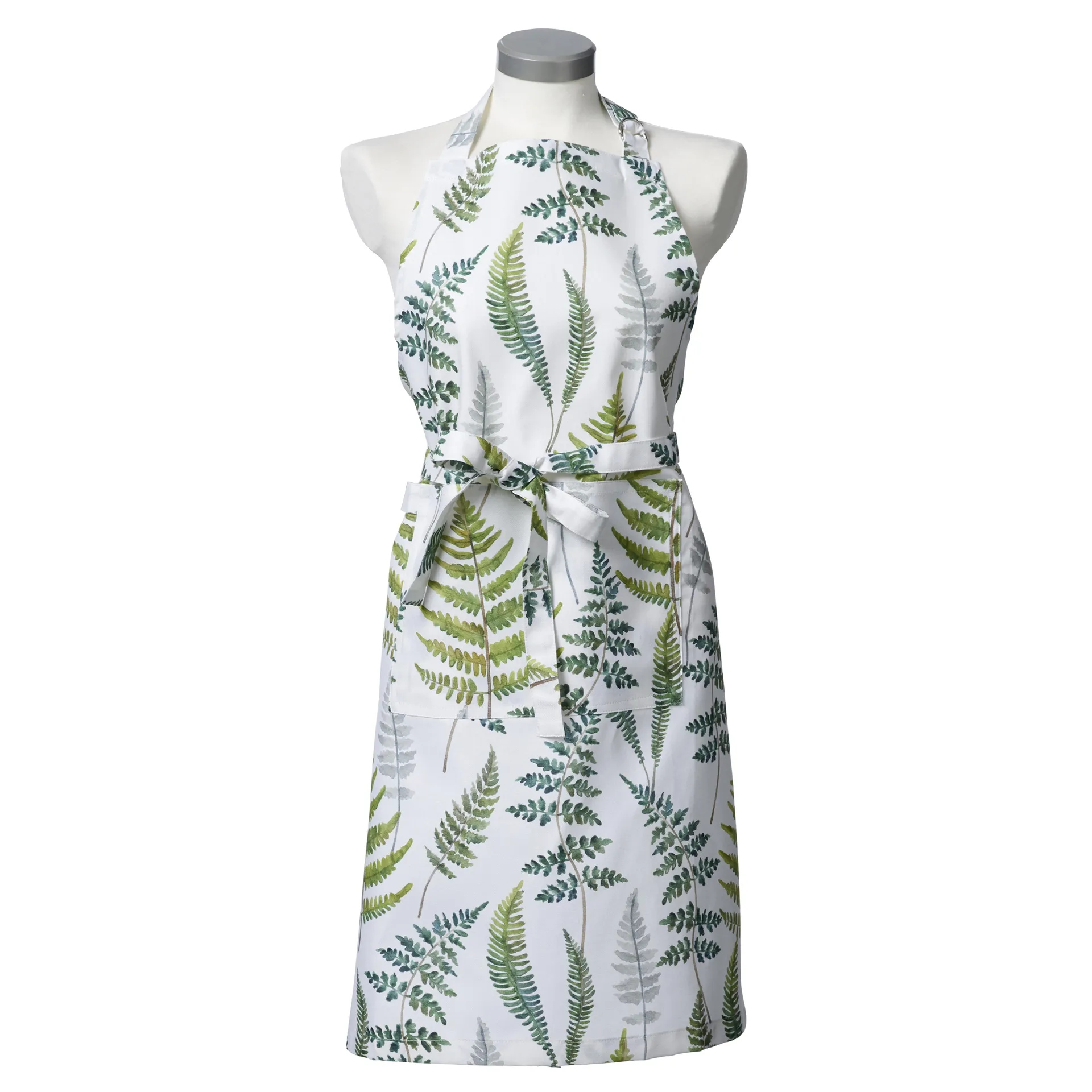 Fräken forklæde, hvid Klippan Yllefabrik