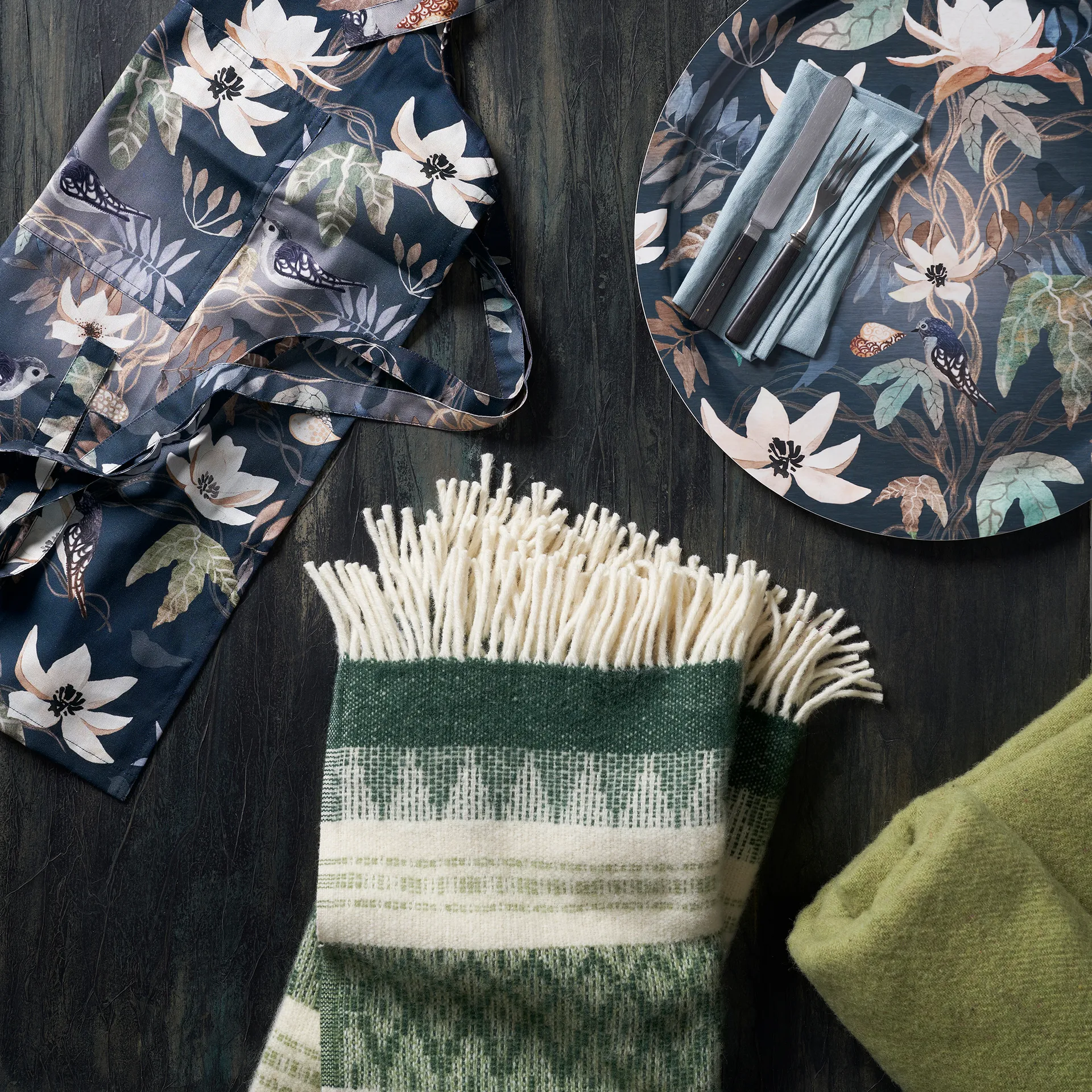 Freja uldplaid, Wood Klippan Yllefabrik