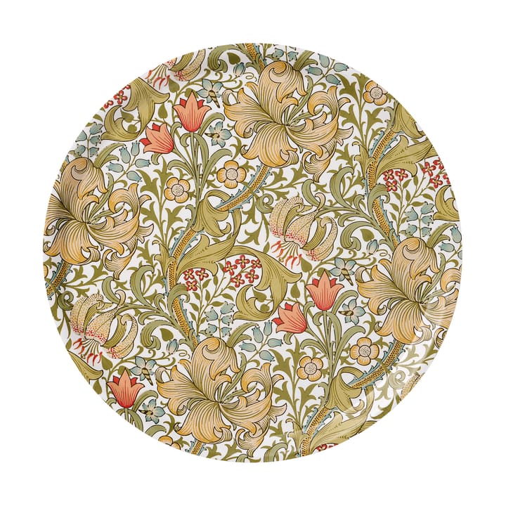 Golden Lily rund bakke Ø38 cm - Multi - Klippan Yllefabrik