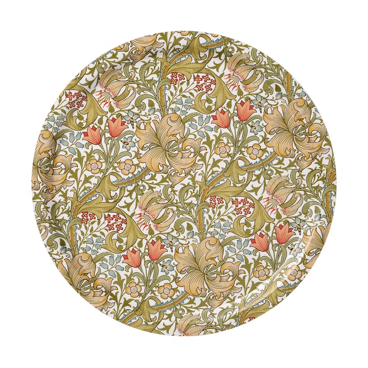 Golden Lily rund bakke Ø49 cm - Multi - Klippan Yllefabrik