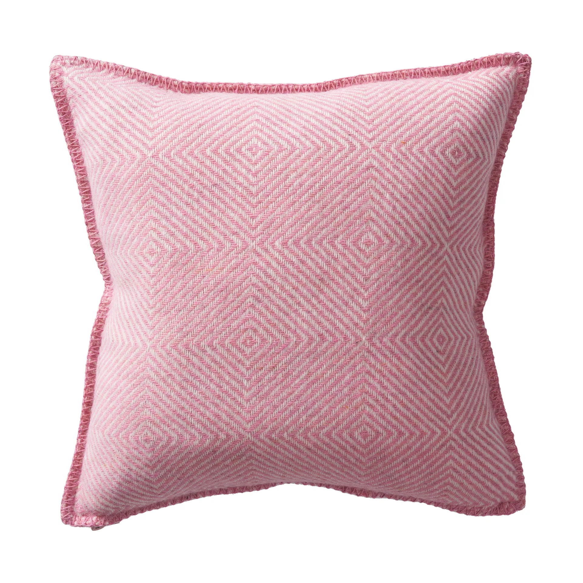Gooseye pudebetræk 45x45 cm, Lyserød Klippan Yllefabrik