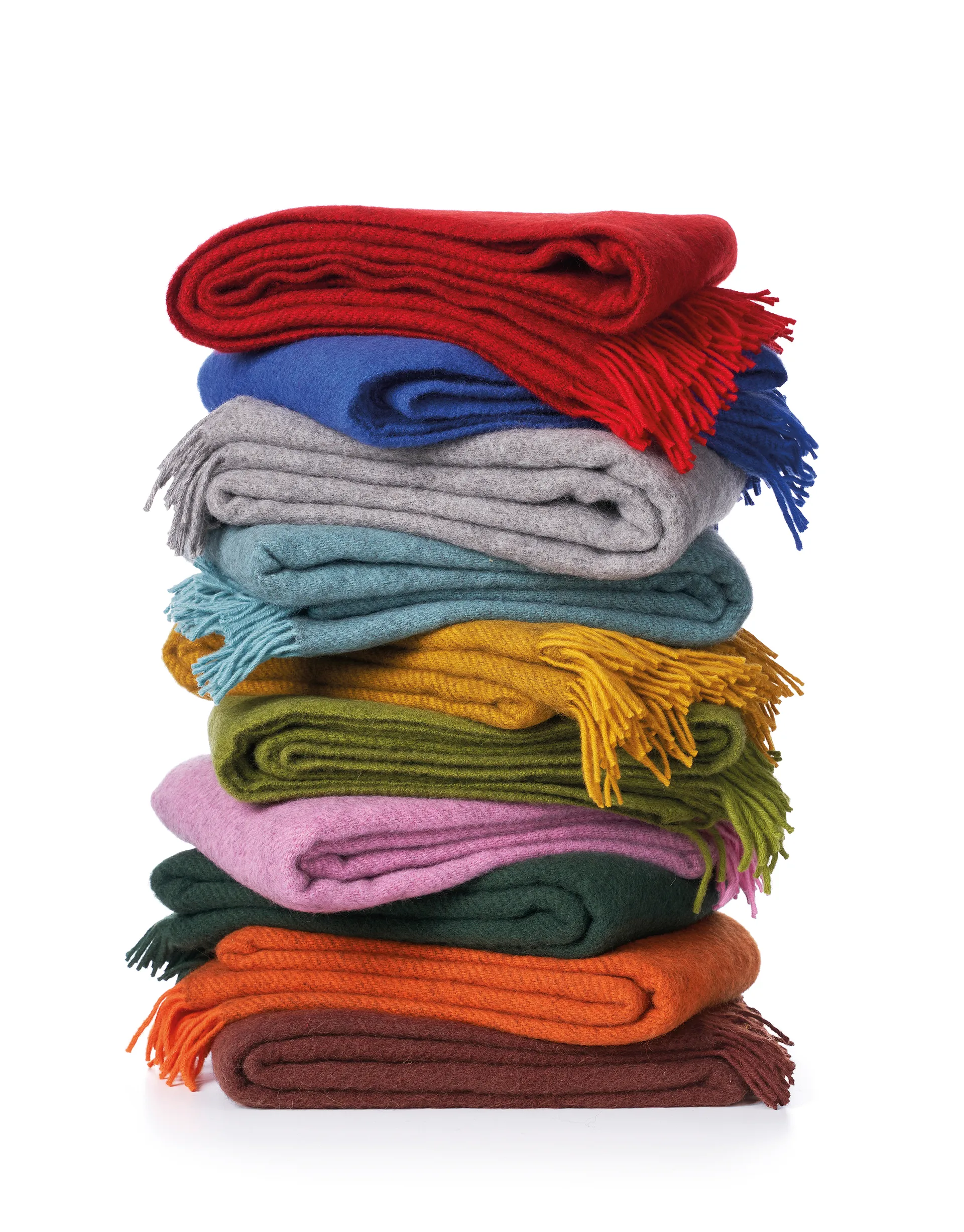 Gotland uldplaid 130x200 cm, Blå Klippan Yllefabrik