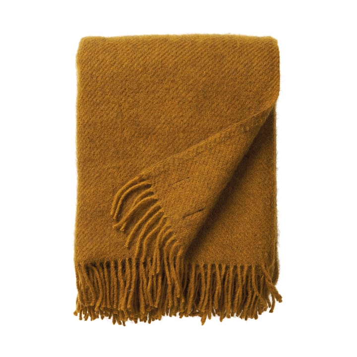 Gotland uldplaid 130x200 cm - Brown - Klippan Yllefabrik