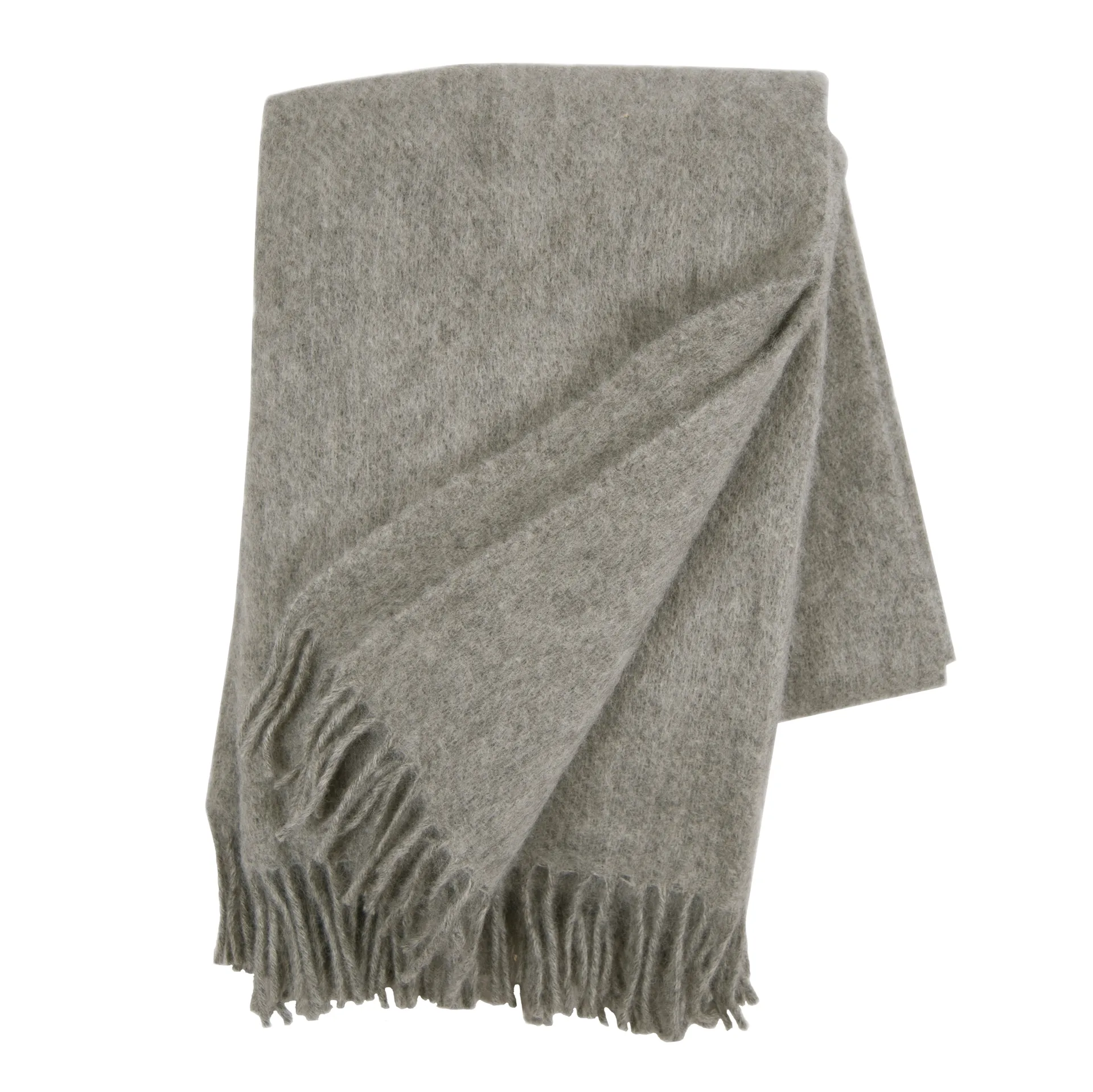 Gotland uldplaid 130x200 cm, Naturgrå Klippan Yllefabrik