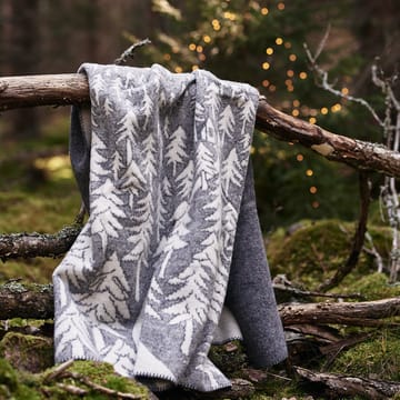 House in the forest uldplaid - grå - Klippan Yllefabrik
