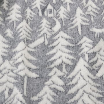 House in the forest uldplaid - grå - Klippan Yllefabrik