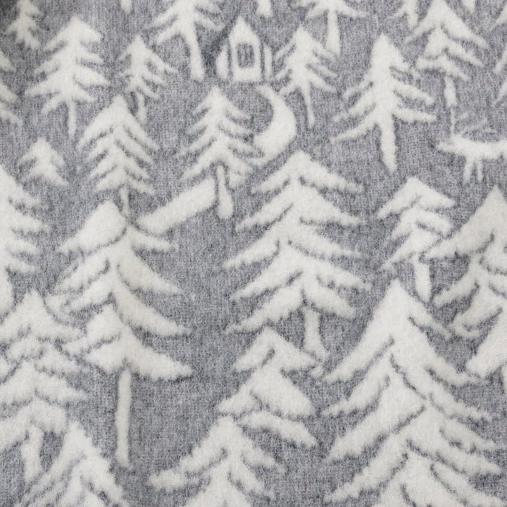 House in the forest uldplaid, grå Klippan Yllefabrik