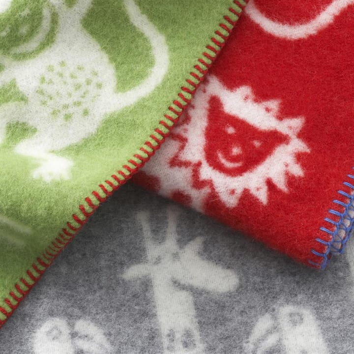 Jungle plaid, grå Klippan Yllefabrik
