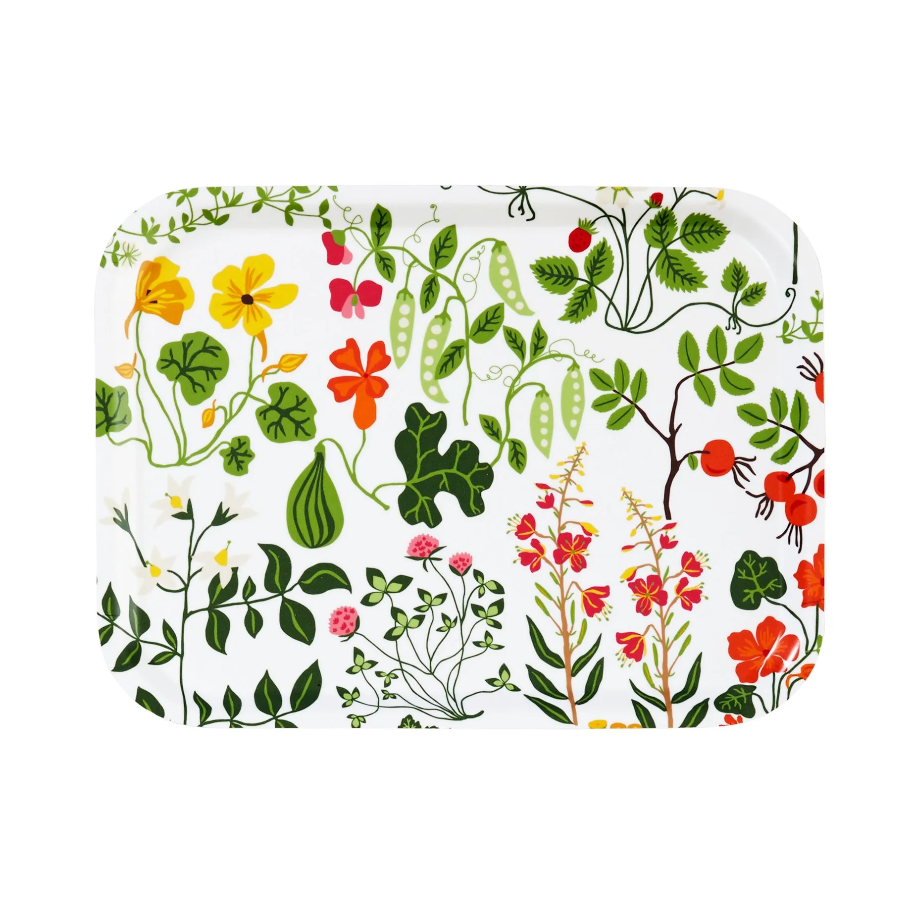 Leksand bakke 20 x 27 cm, hvid Klippan Yllefabrik