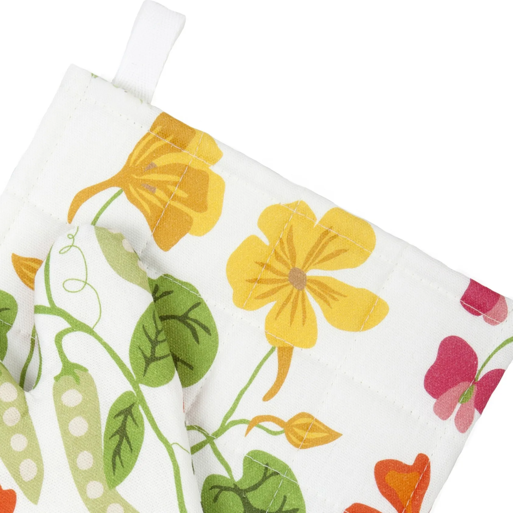 Leksand grydelap, hvid Klippan Yllefabrik