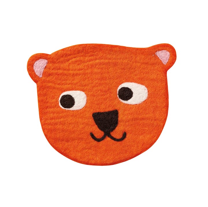 Little Bear siddeunderlag - Orange - Klippan Yllefabrik