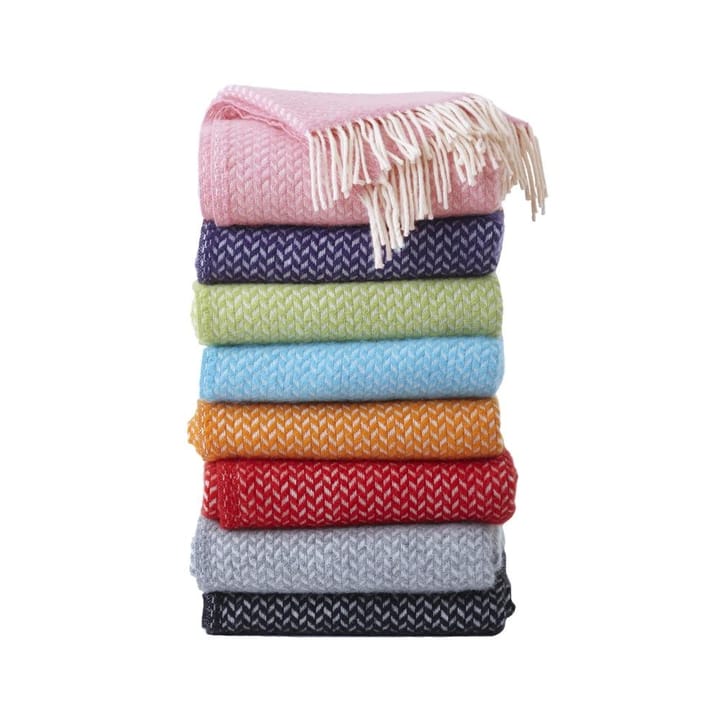 Polka uldplaid, Beige Klippan Yllefabrik