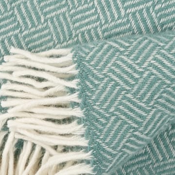 Samba uldplaid - mint - Klippan Yllefabrik