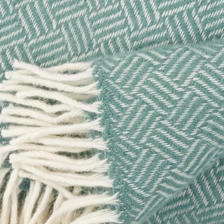 Samba uldplaid, mint Klippan Yllefabrik