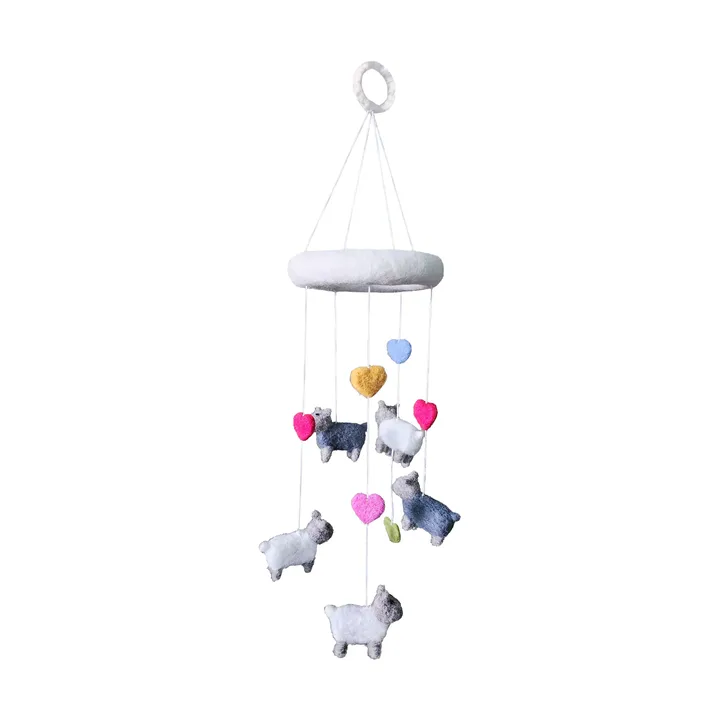 Sheep filtet mobil - 15x50 cm - Klippan Yllefabrik