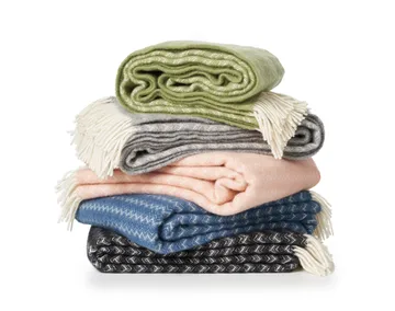 Summit uldplaid 130x200 cm - Grøn - Klippan Yllefabrik