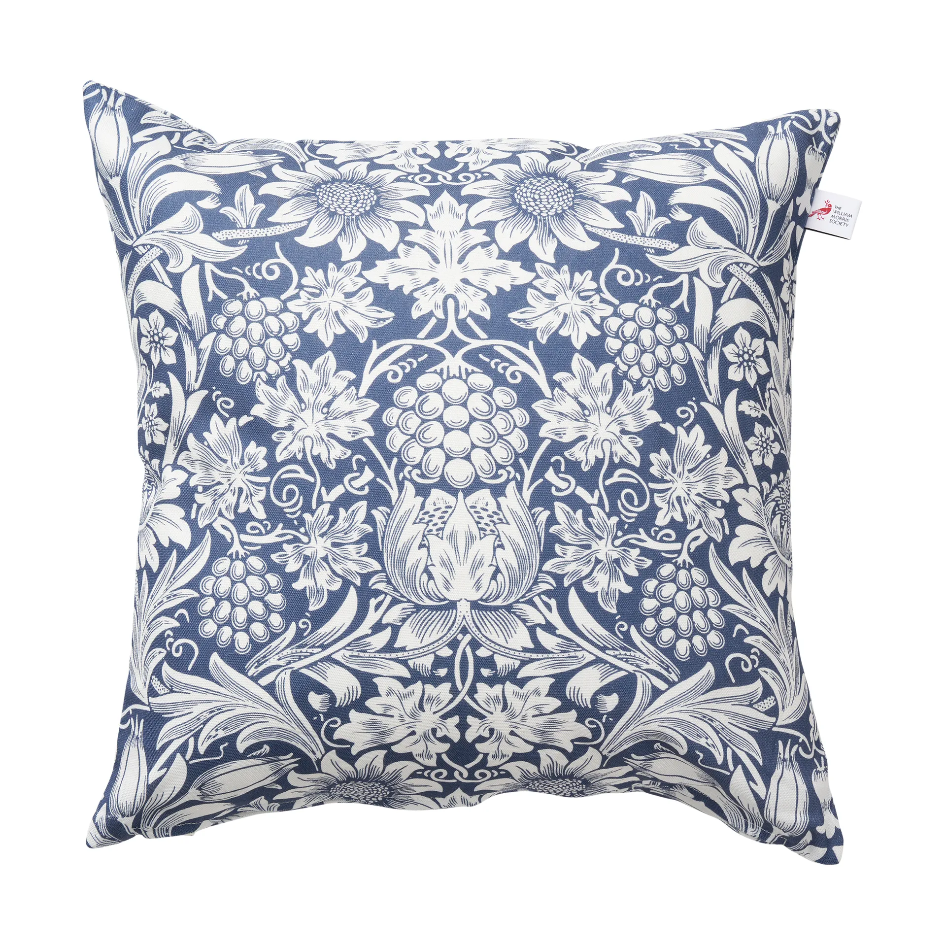 Sunflower pudebetræk 45x45 cm, Dark denim Klippan Yllefabrik