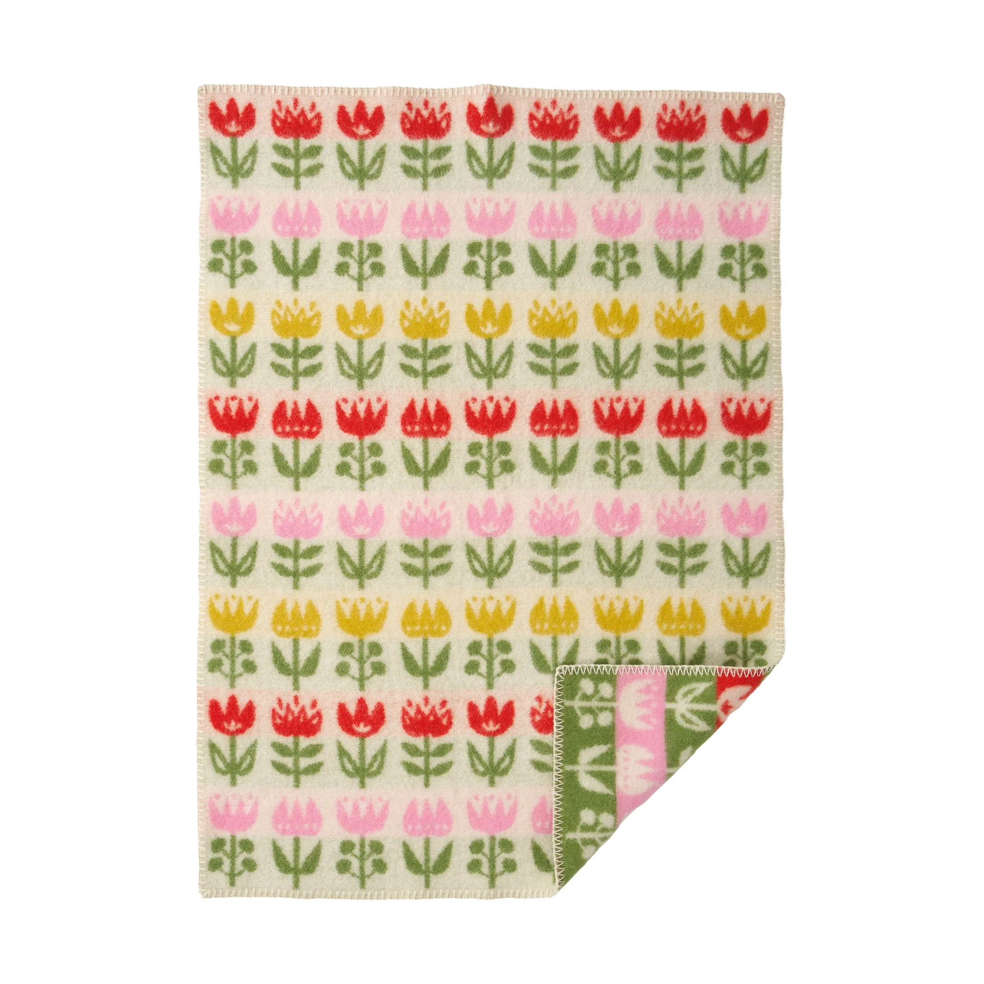 Klippan Yllefabrik Tulip børnetæppe 65x90 cm Multi