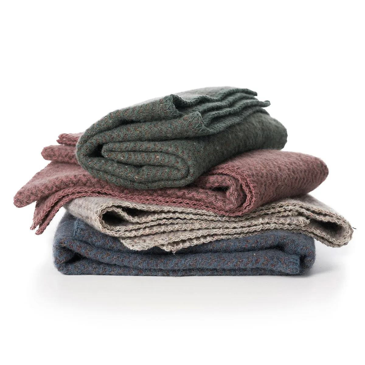 Wave Baby børnetæppe, Naturbrun Klippan Yllefabrik