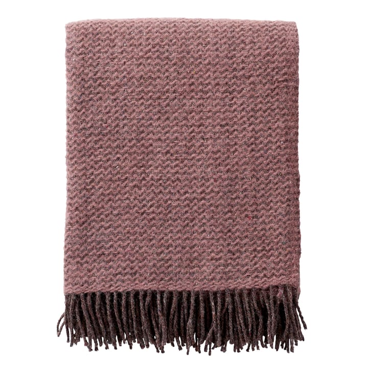 Wave uldplaid, Rose cloud Klippan Yllefabrik