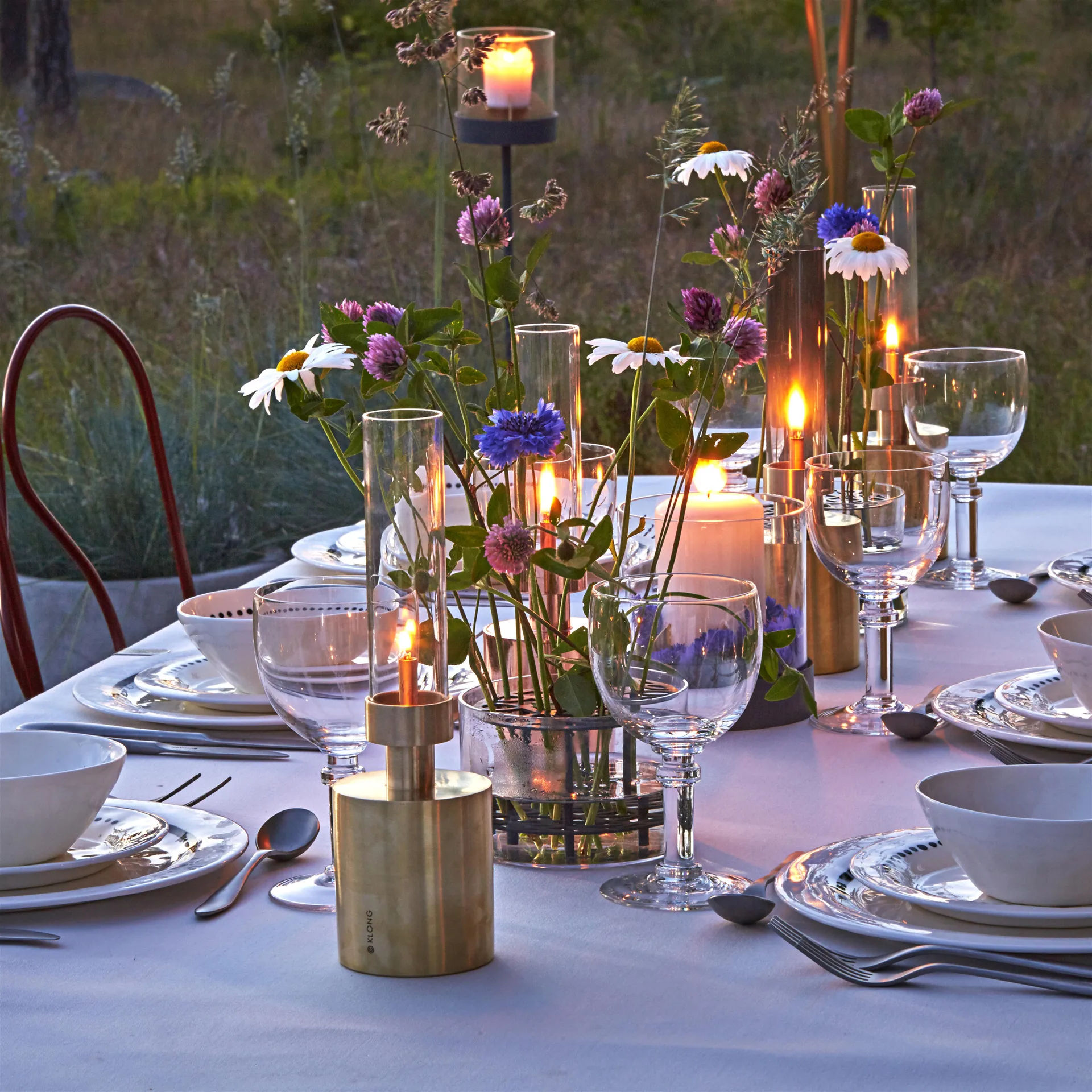 Äng vase, lille, sort KLONG