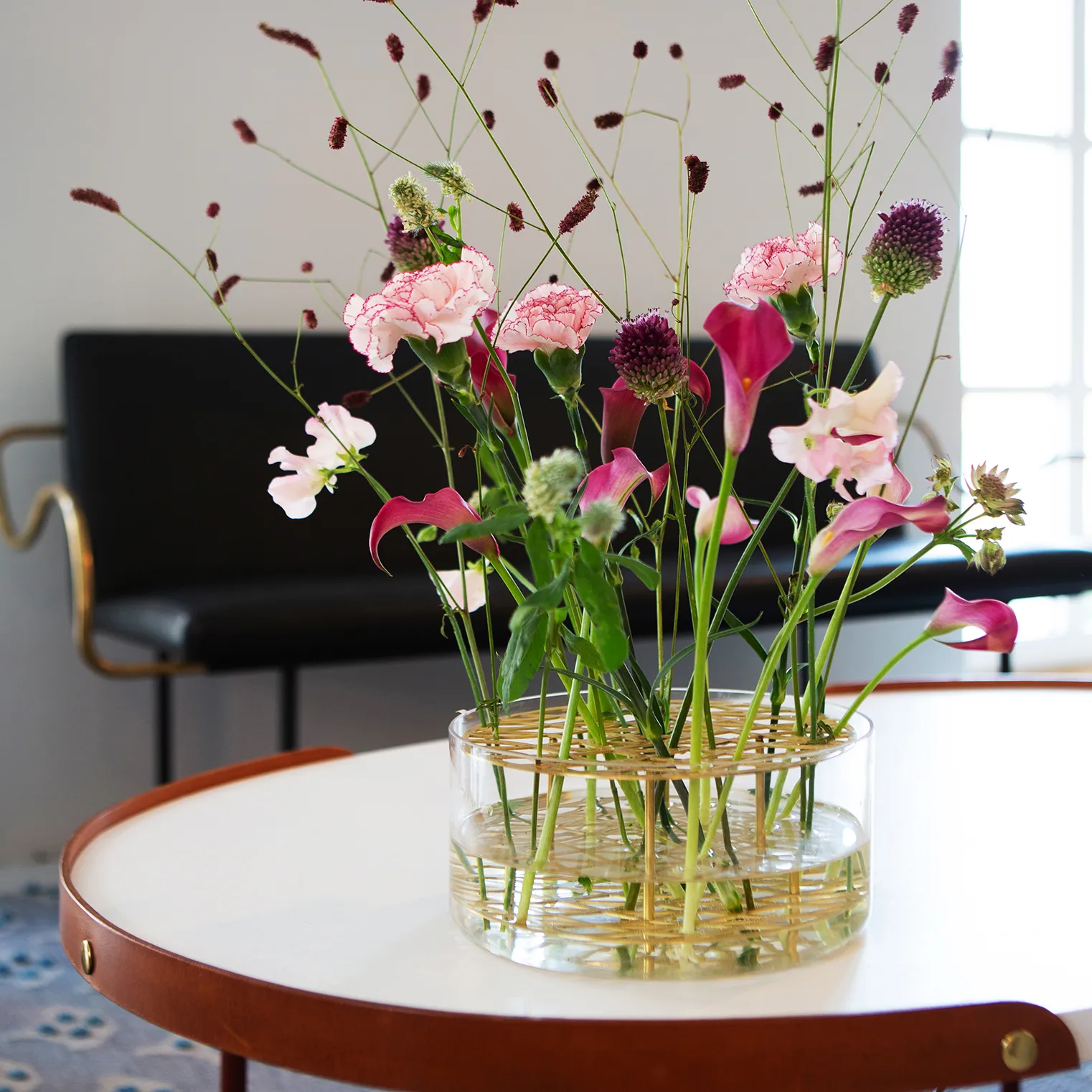 Äng vase, stor, messing KLONG