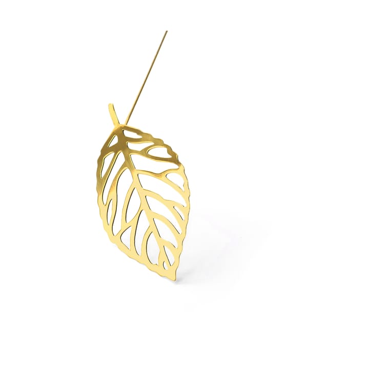 Brass leaves dekoration 2-pak, Wood KLONG