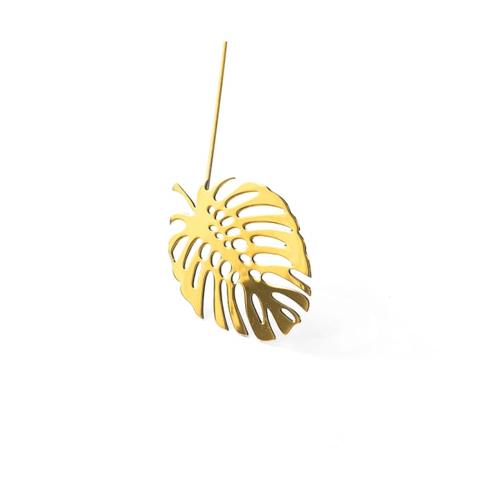 Brass leaves dekoration 2-pak, Wood KLONG
