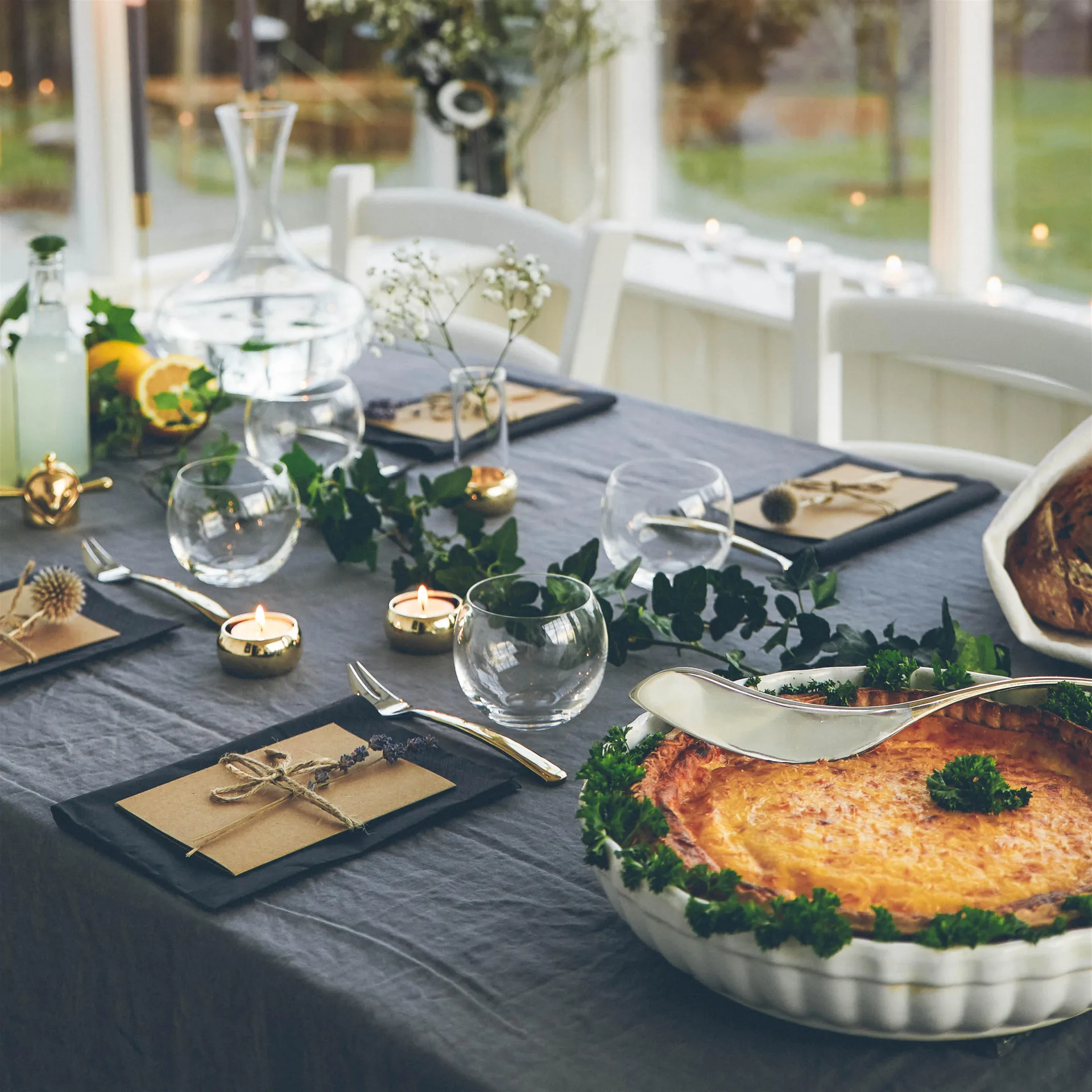 Constella gaveæske, messing KLONG