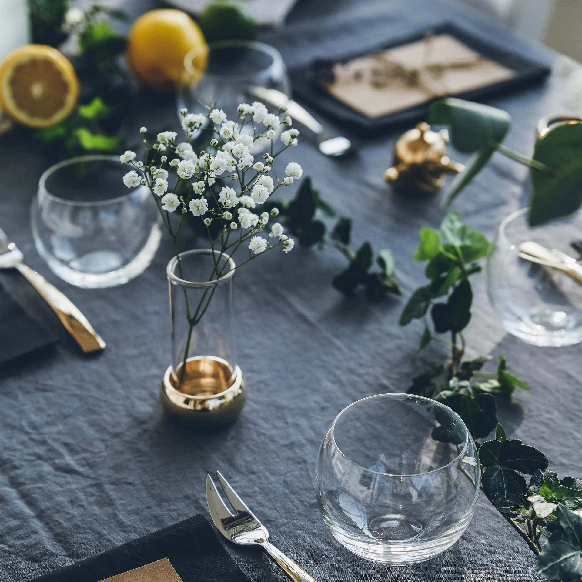 Constella gaveæske, messing KLONG