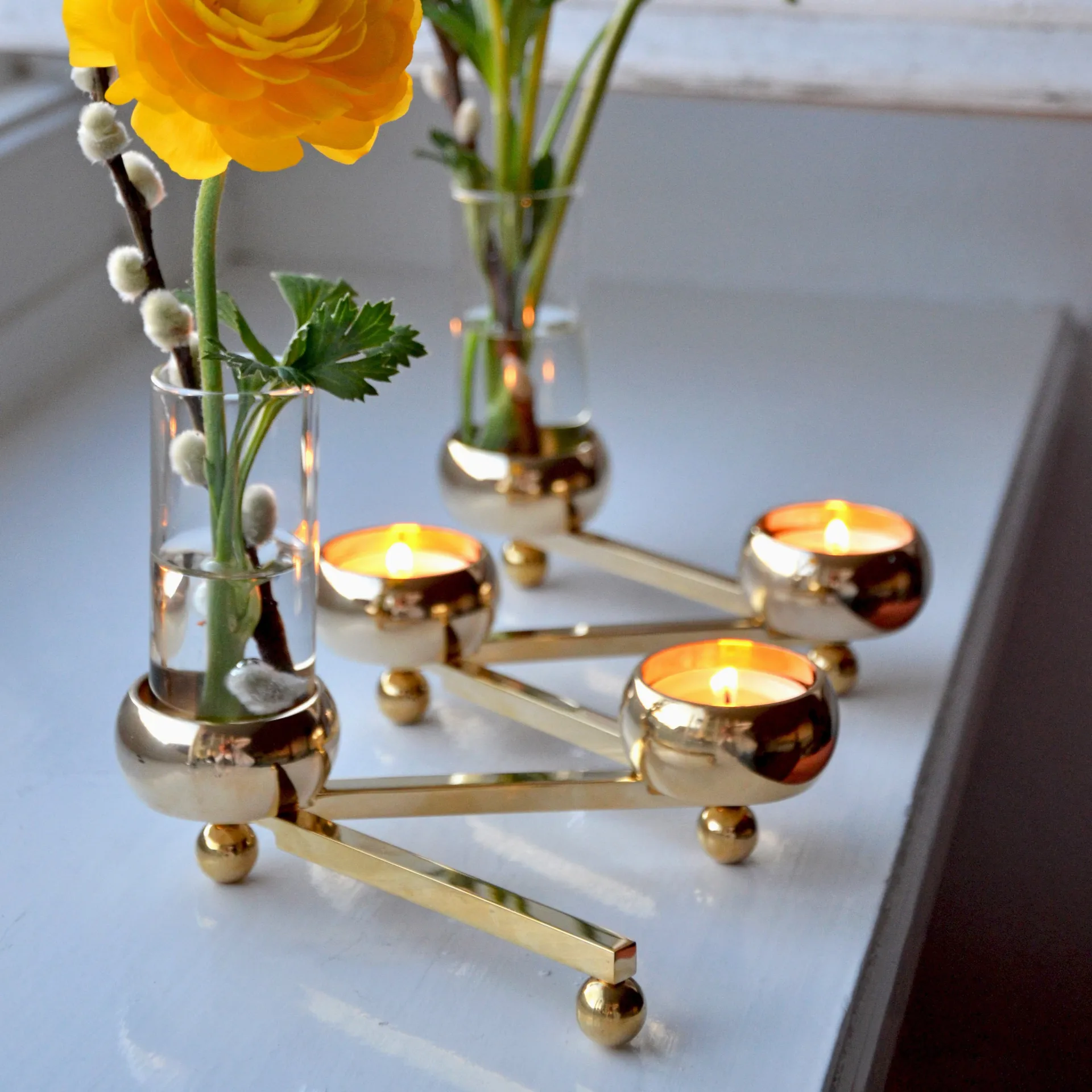 Constella lysestage lille, messing KLONG