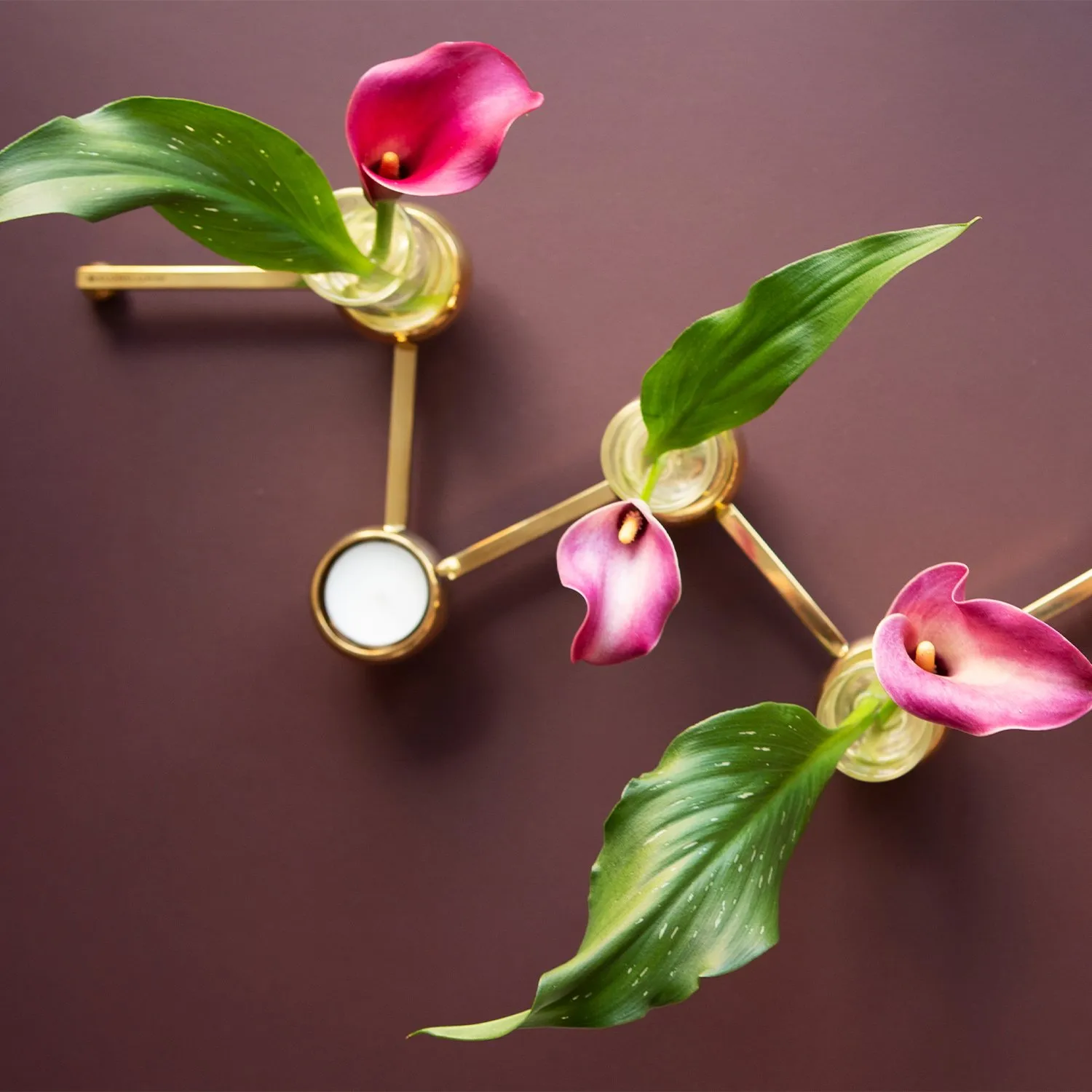 Constella lysestage lille, messing KLONG