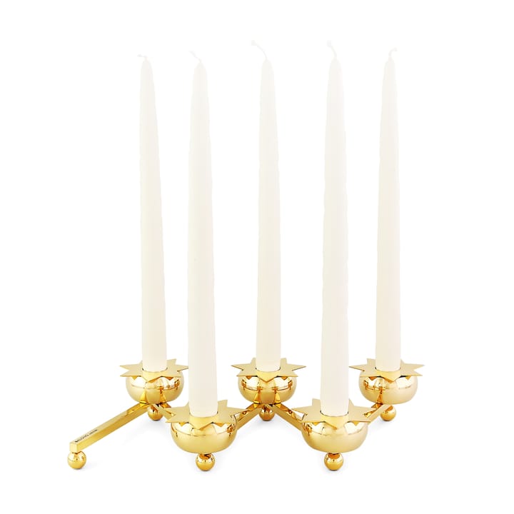 Constella manchet stjerner 5-pak, Messing KLONG