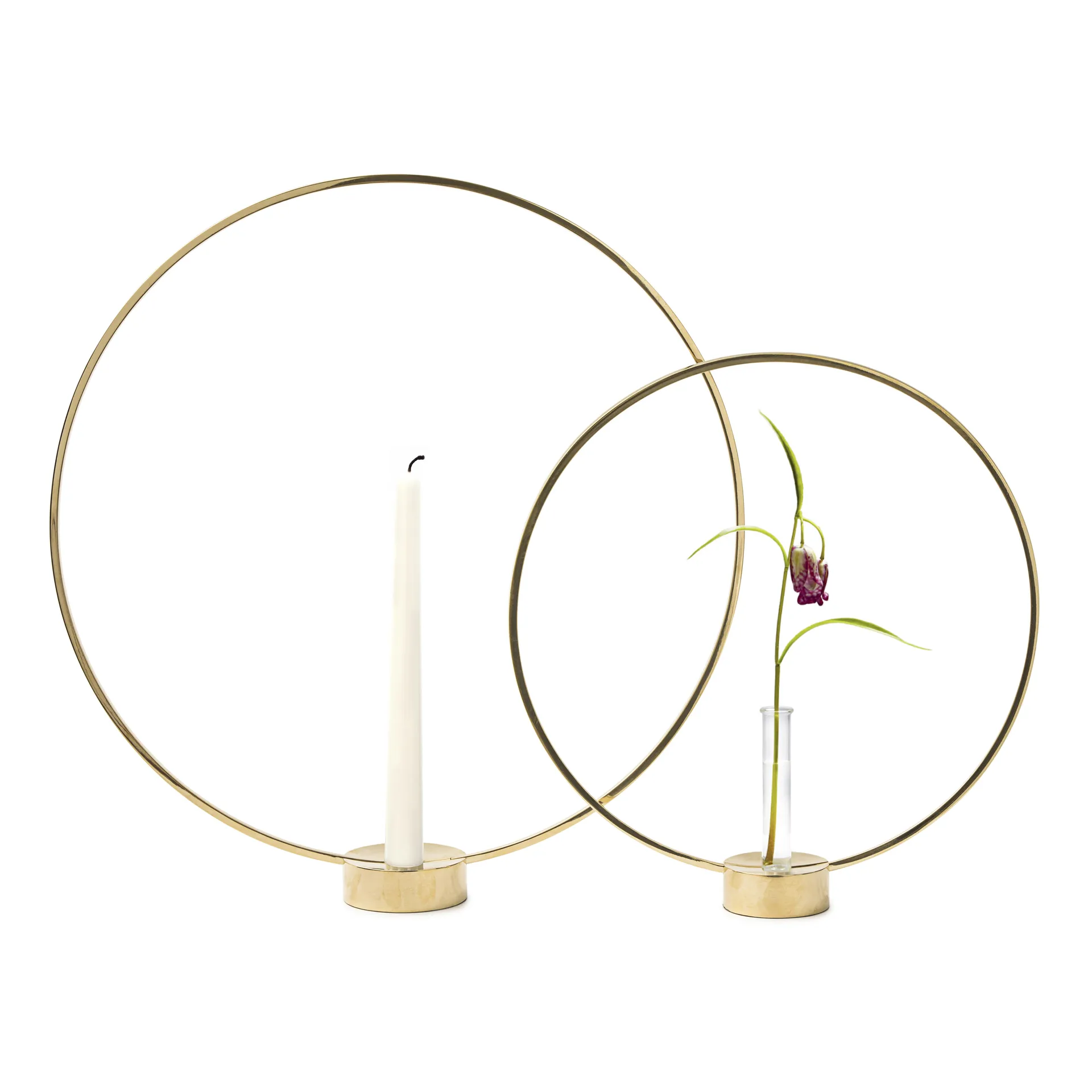 Gloria lysestage, stor, messing KLONG