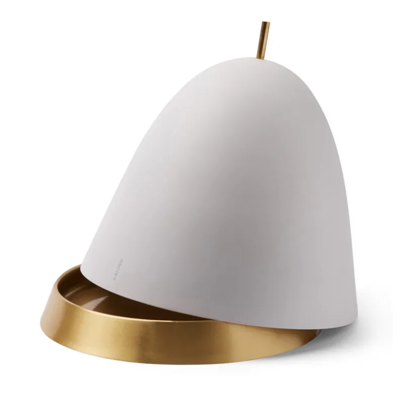 Gömma opbevaring stor 29 cm, Grå/Messing KLONG